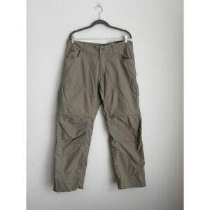 Kuhl Liberator Convertible Stealth Pants Mens 36x30 Khaki Hiking Cargo Zip Off